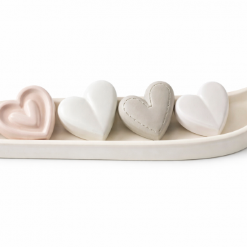 Diffuser Aroma Stone Heart & Tray Gift set